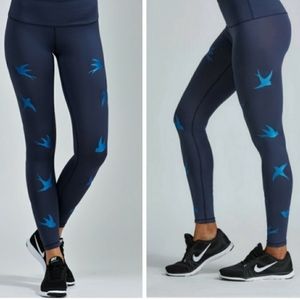 Noli Impact Metallic Bird High Rise Leggings